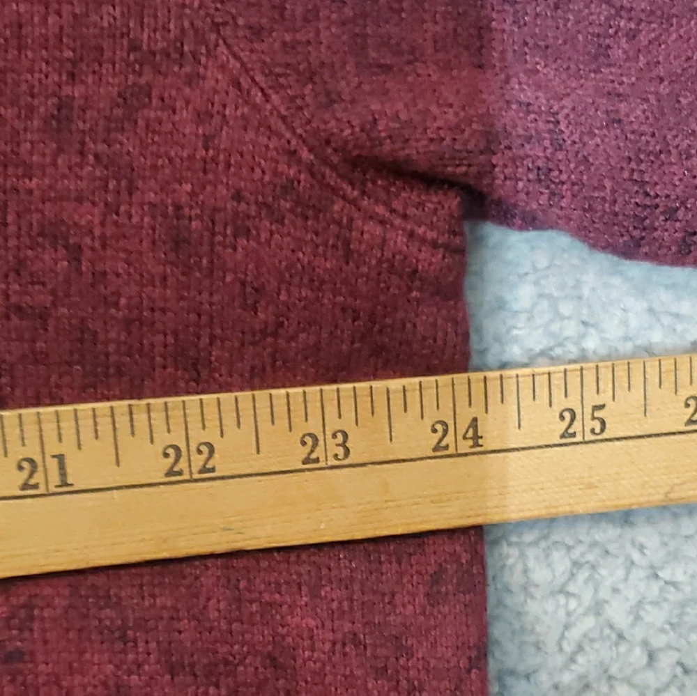 Men Crown & Ivy Maroon Sweater Size L